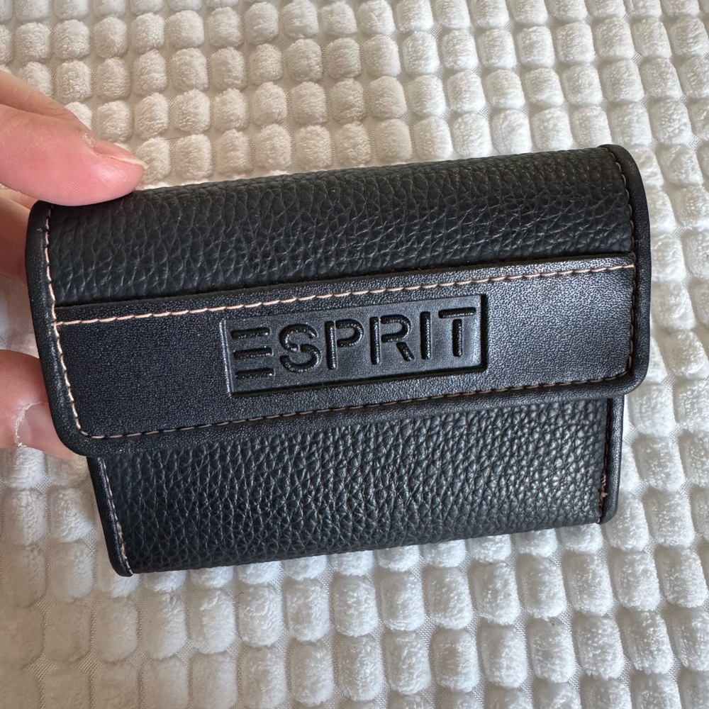 Esprit Black Textured Wallet